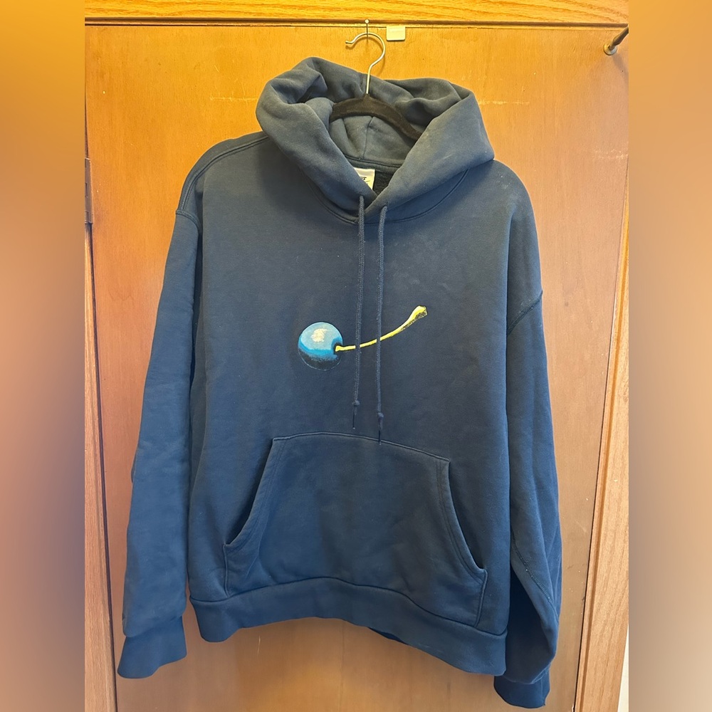 NIKE SB CHERRY ARMORY NAVY WHITE HOODED SWEATSHIRT